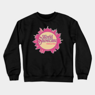 World Showcase Compass Pink Crewneck Sweatshirt